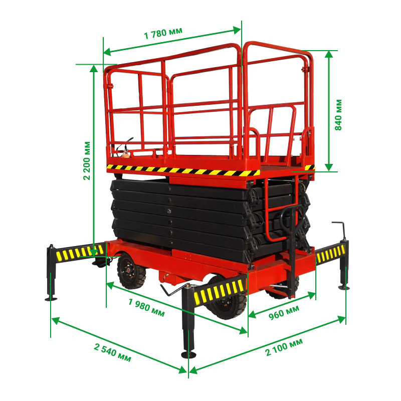 Ножничный подъемник PROLIFT PF0805 - 9